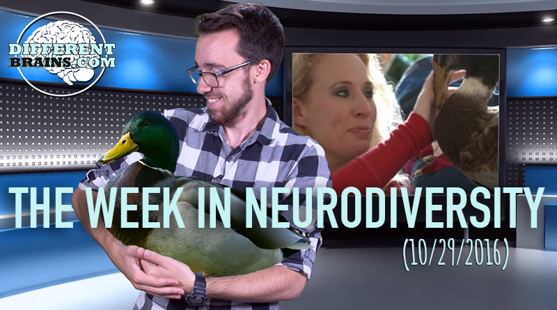 Week In Neurodiversity – A Therapy Duck For PTSD? (10/29/16)