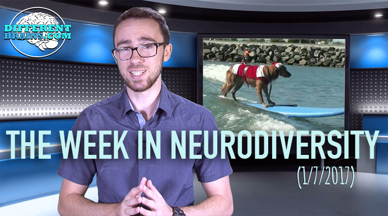 A Dog Surfs For PTSD!? – Week In Neurodiversity (1/7/17)