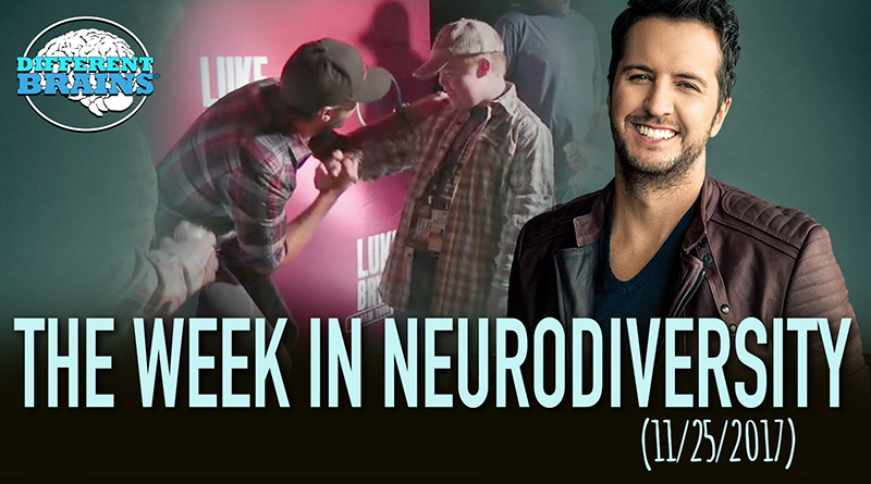 How Did Luke Bryan Help A Fan With Apraxia Speak? – Week In Neurodiversity (11/25/17)